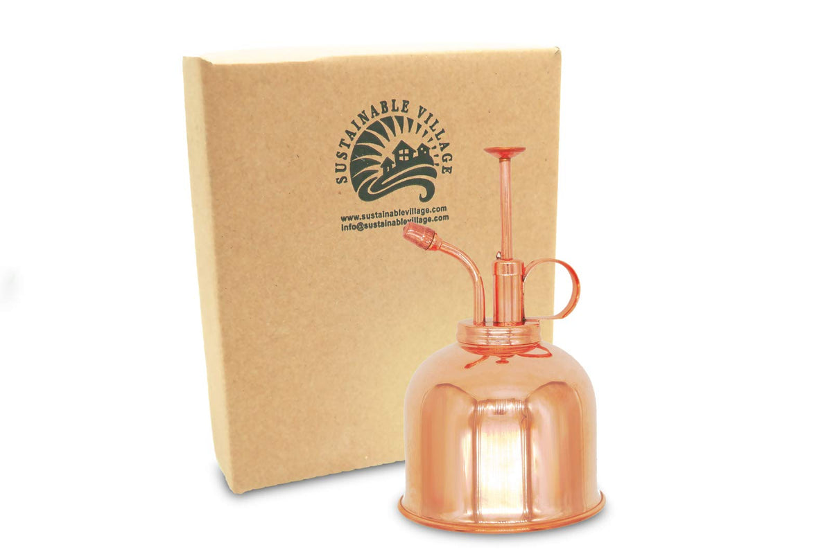 Sustainable Village Terrarium care with gentle mist for balanced humidity.