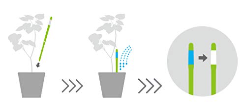 Sustee Aquameter white refillable sticks for long-term soil moisture tracking.