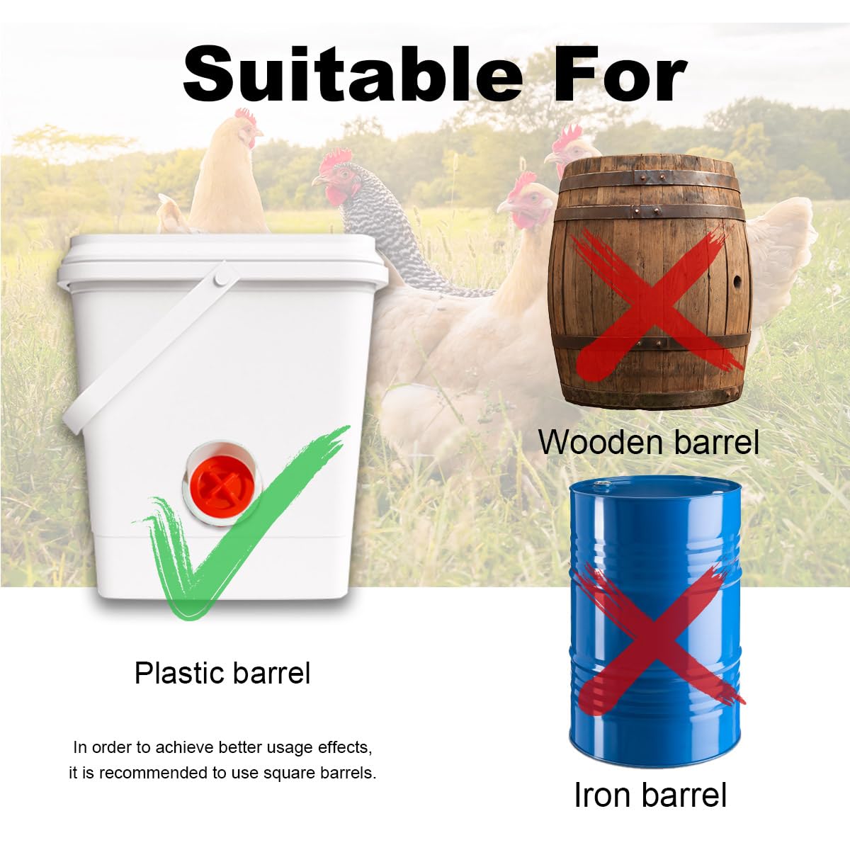 SuSuHan poultry feeder kit setup shows easy height adjustment.