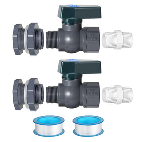 Suswillhit rain barrel spigot kit with 3/4 inch connection for quick hose setup.