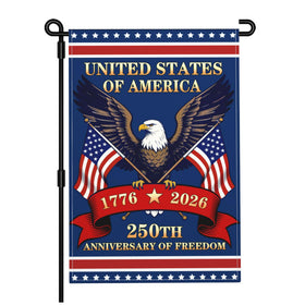 Suswoos 12x18 flag compatible with standard flag stands