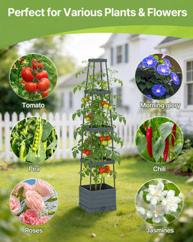 Suteck patio balcony garden bed setup for urban spaces