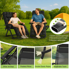 Suteck Zero Gravity Chair portable foldable for travel