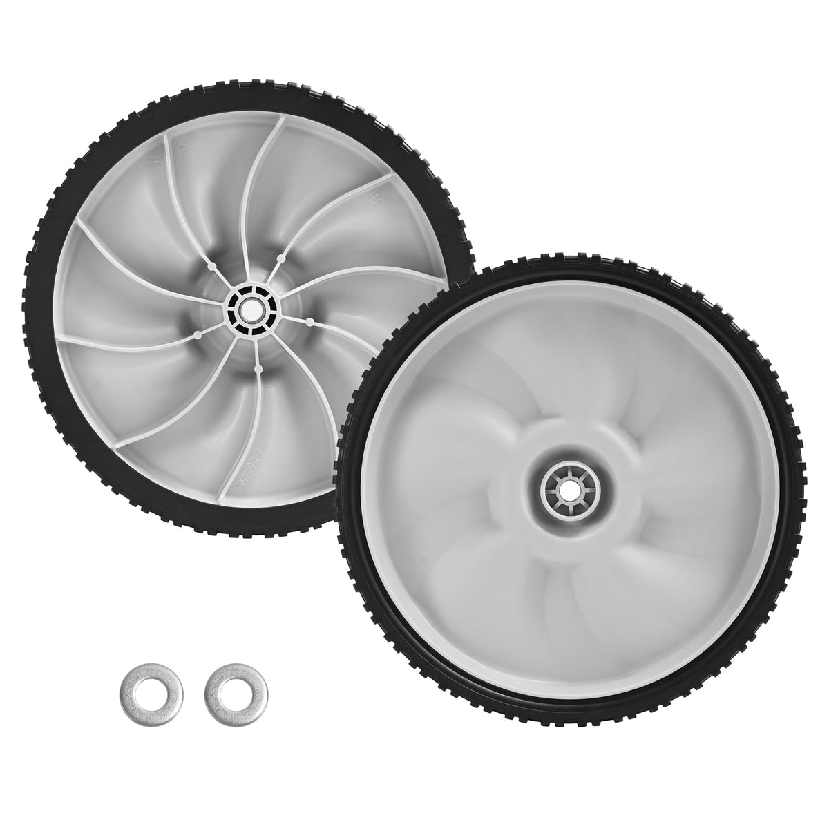 Sutmorly 11 inch rear wheel compatible with 490-325-0023 for durable mower replacement