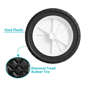 Sutmorly 9611 wheel assembly shown alongside packaging and dimensions.