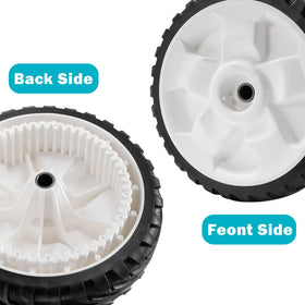 Sutmorly 8in front drive wheel for Toro 20350 supports consistent propulsion.