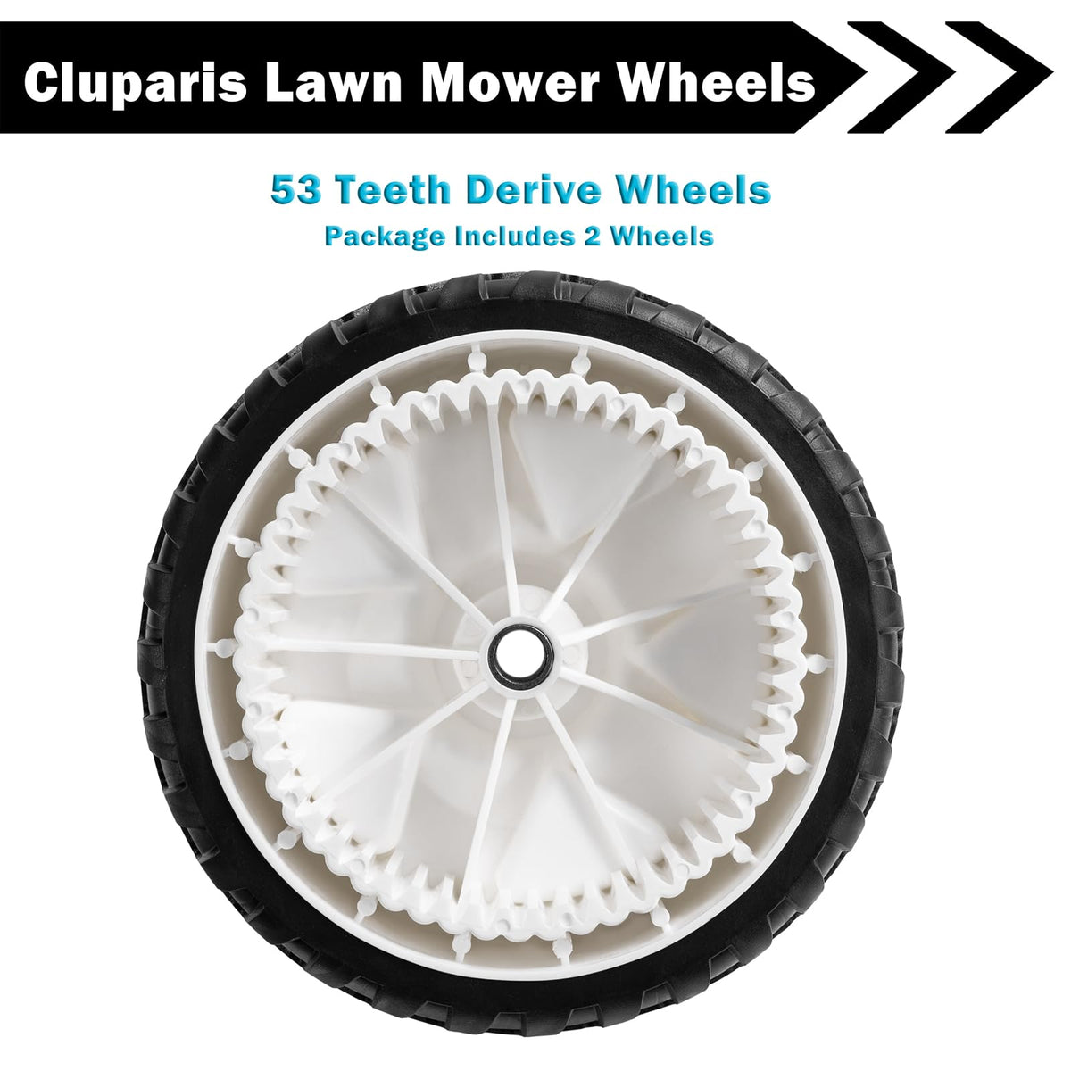 Sutmorly 8in front drive wheel for Toro 205-360 delivers steady drive on varied terrain.