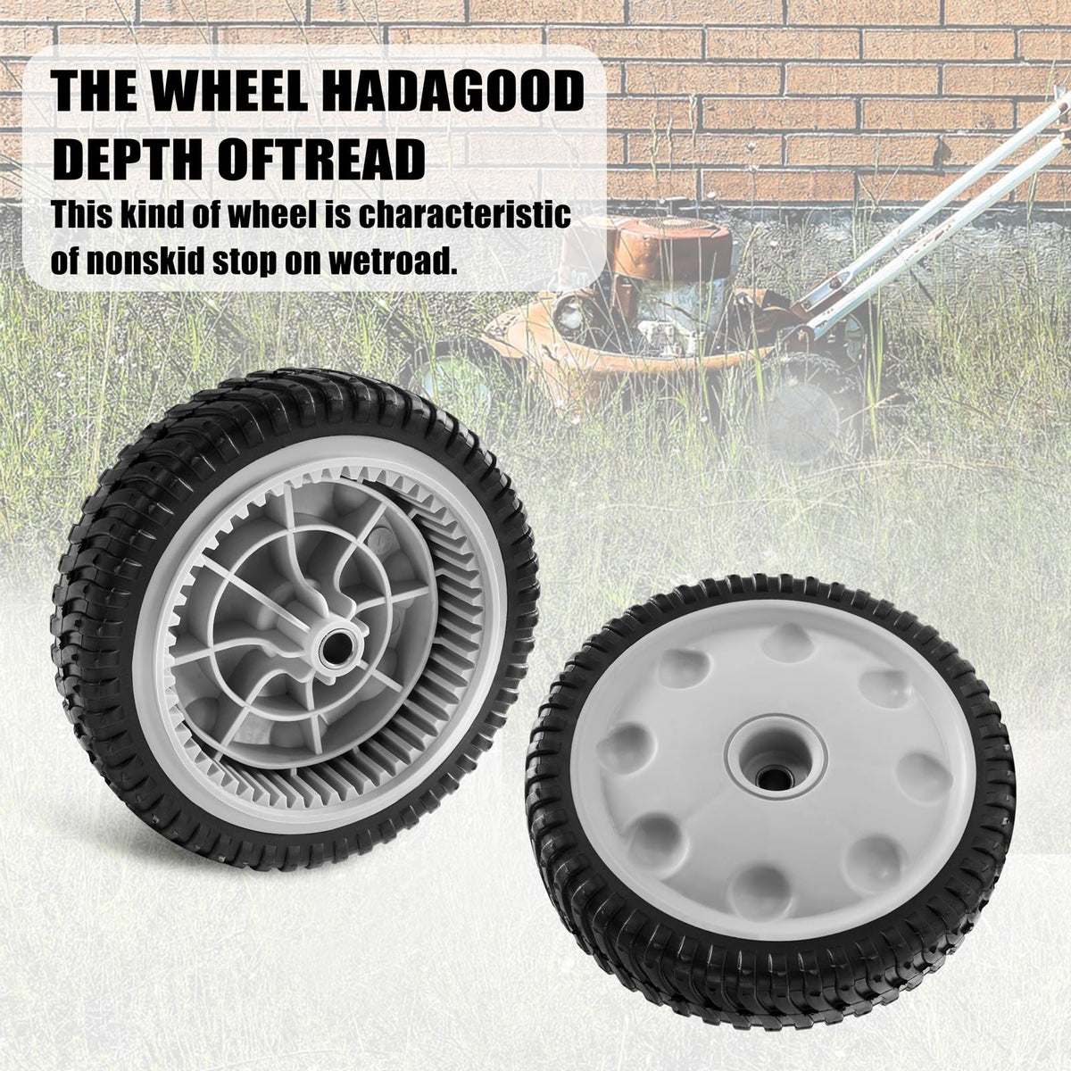 Sutmorly hub offset 1-3/8 inch promotes stable alignment during use.