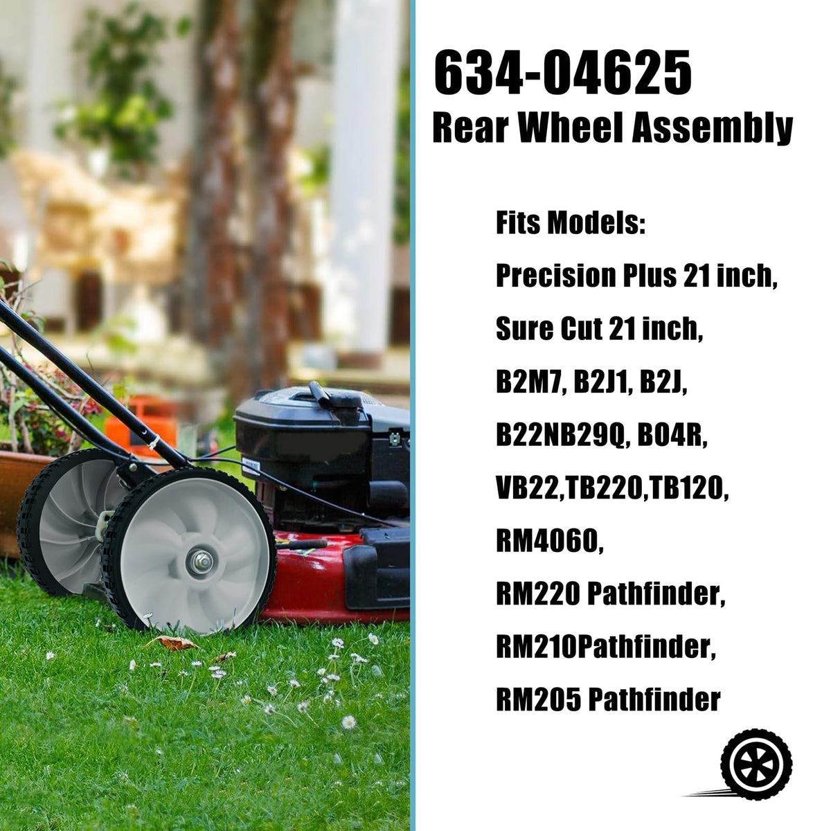 Sutmorly metal washers included for secure mower mounting