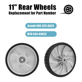 Sutmorly puncture proof wheel tire on an 11 inch wheel emphasizes durability
