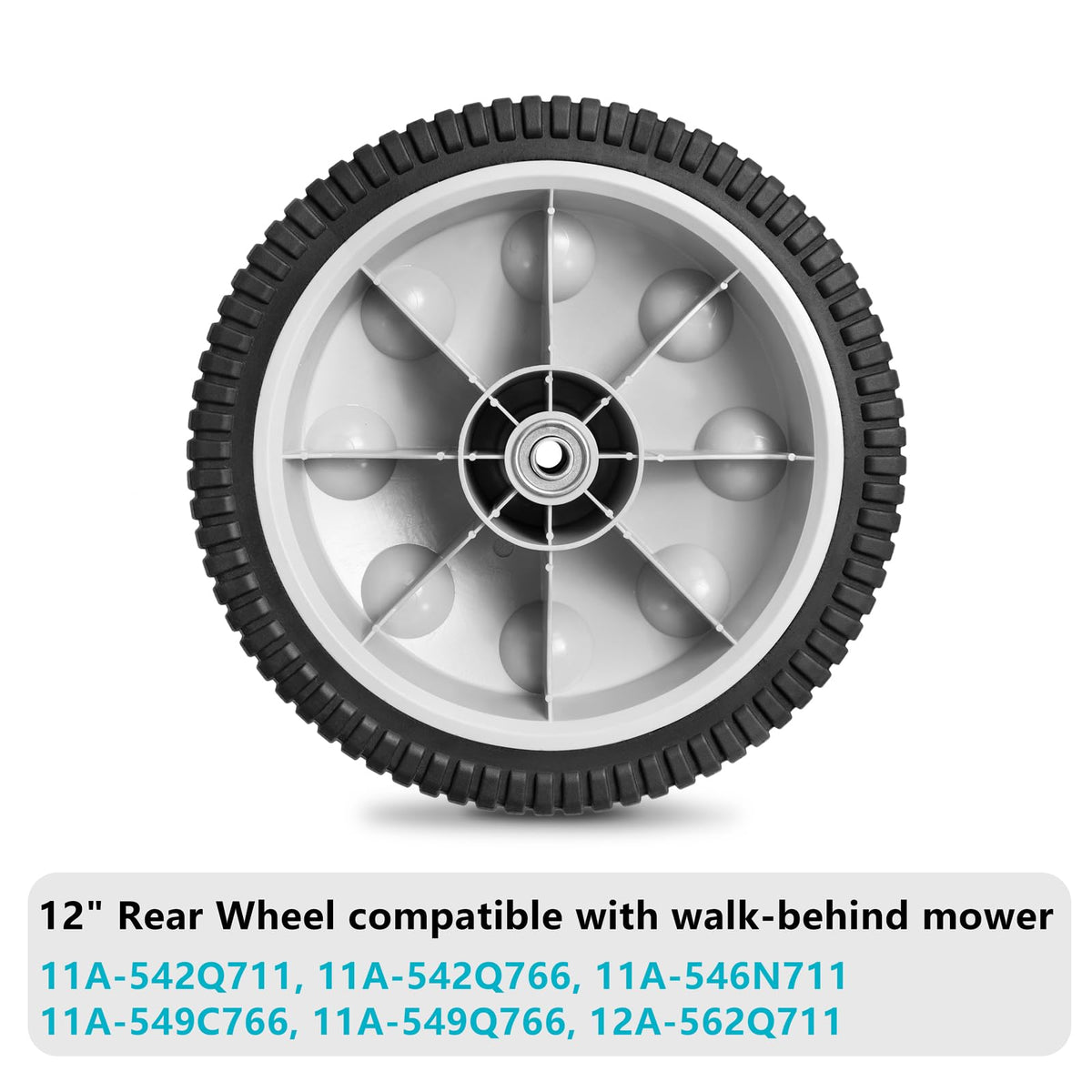 Sutmorly rear wheel packaging includes one ready-to-install wheel.