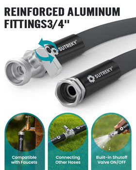 SUTREKY all-weather hose flexes in cold weather for any task