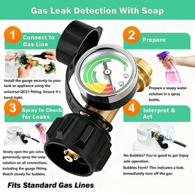 Suwdjpwo secure connection between tank and regulator hose shown.