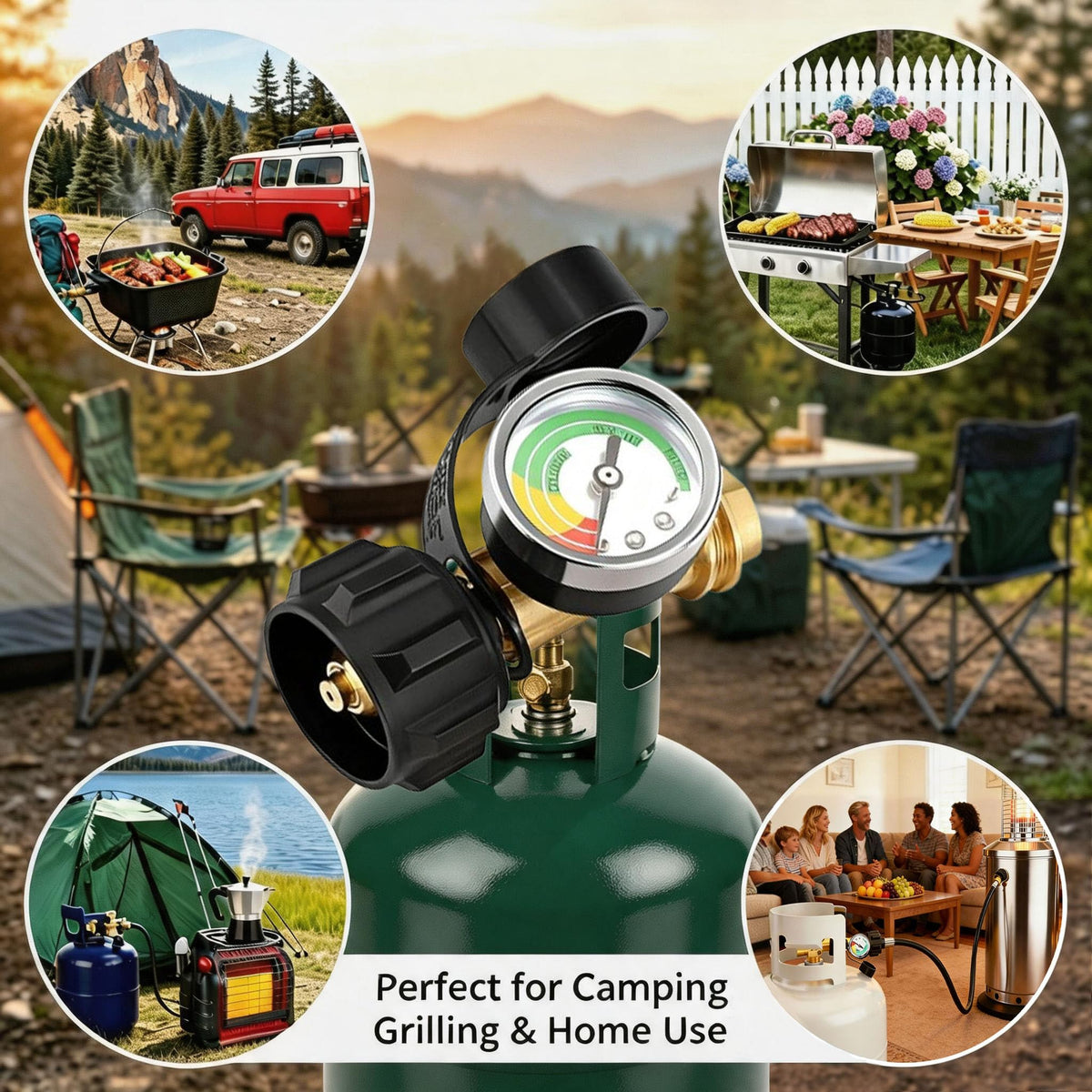 Suwdjpwo weatherproof design ideal for outdoor grills and camping.