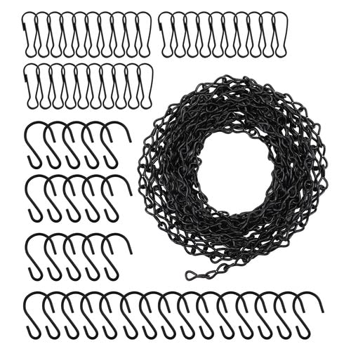 Suwimut 157-inch hanging chains with hooks and clips for versatile display