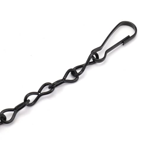 Suwimut rust-resistant black iron chain for outdoor durability
