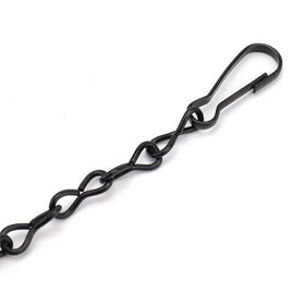 Suwimut rust-resistant black iron chain for outdoor durability
