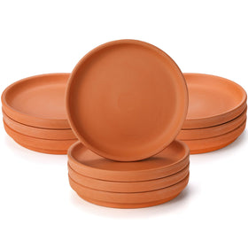 Suwimut terracotta saucer 6inch pack keeps plant drainage tidy indoors.