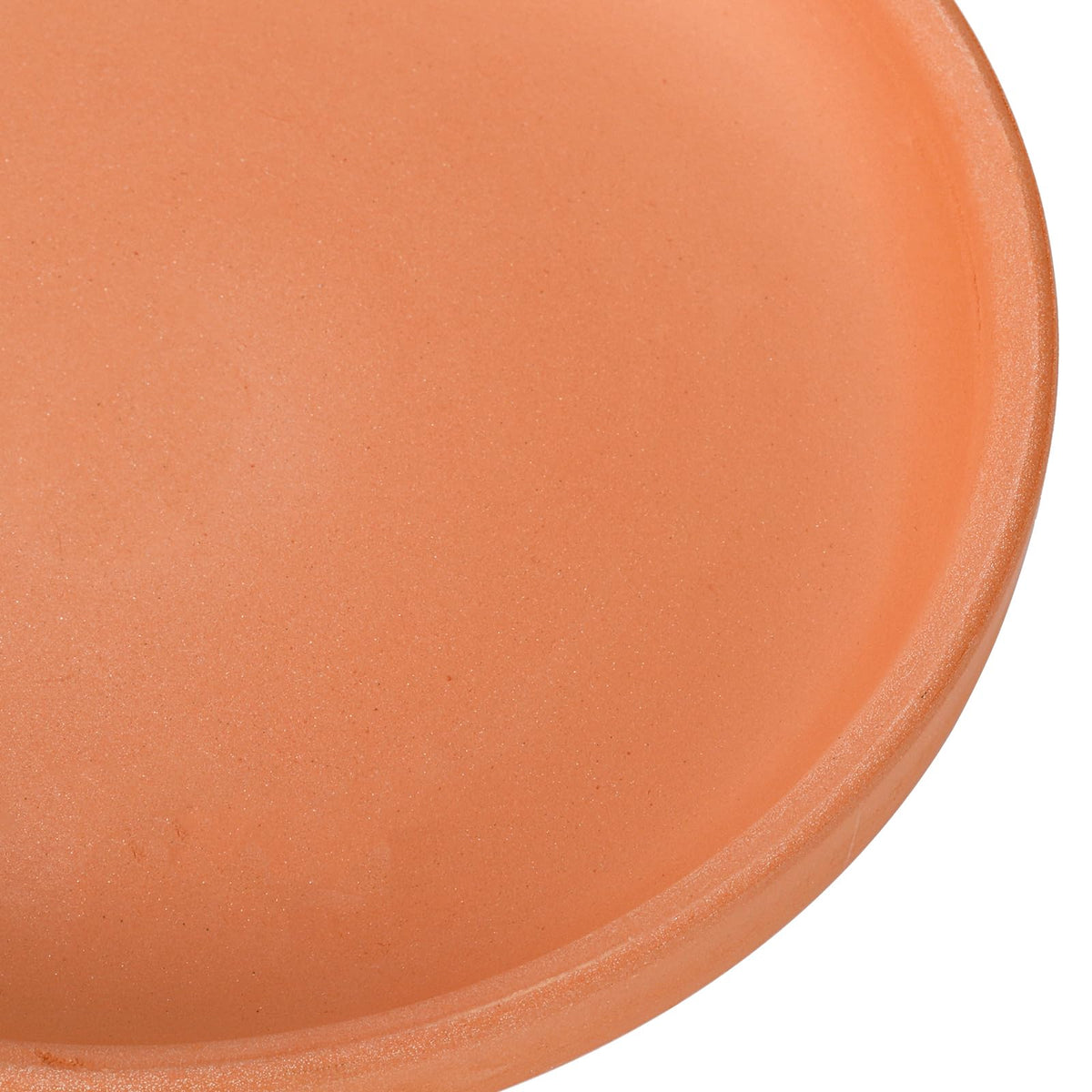 Suwimut terracotta saucer multipurpose use supports ceramic and fabric pots.