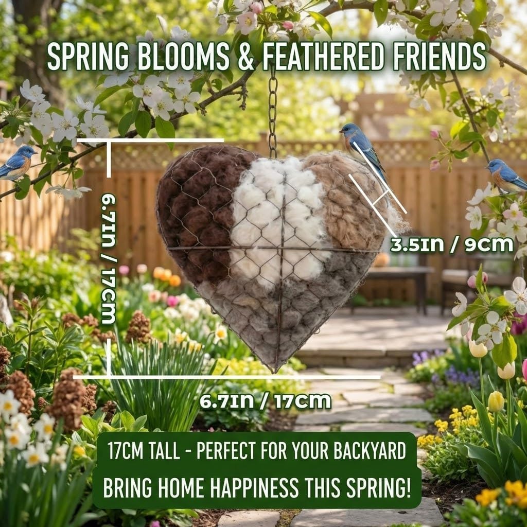 Suyaaa ideal bird nest size accommodates multiple species.