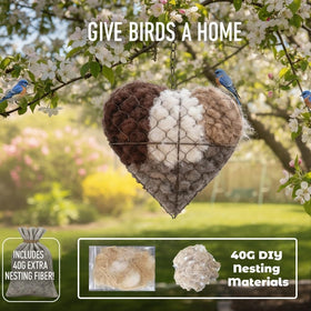 Suyaaa package includes heart nest and initial nesting material.