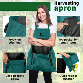 Suyue Y quick-release pocket makes dumping harvests simple