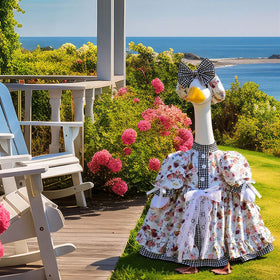 Suzile 23-inch lawn goose fit ensures easy dressing