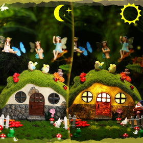 Suzile colorful resin miniatures resist weather and fade, brightening spaces year-round.