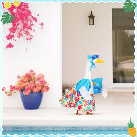 23-inch lawn decoration by Suzile maintaining secure outdoor display
