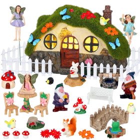 Suzile waterproof garden figures withstand sun and rain for lasting decor.