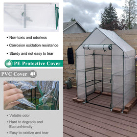 SV SCOOL VALUE greenhouse steel frame provides sturdy support for thriving plants.