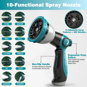 Svansea abrasion-resistant outer fabric protects the hose from wear and tear