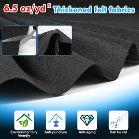 Svepndic 10ft pool pad trim-ready for round, oval, or irregular pools