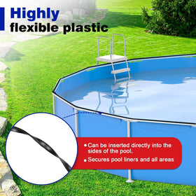 Svepndic durable plastic coping strips resist cracking during use.