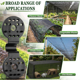 Svepndic patio shade net clip secures outdoor covers.