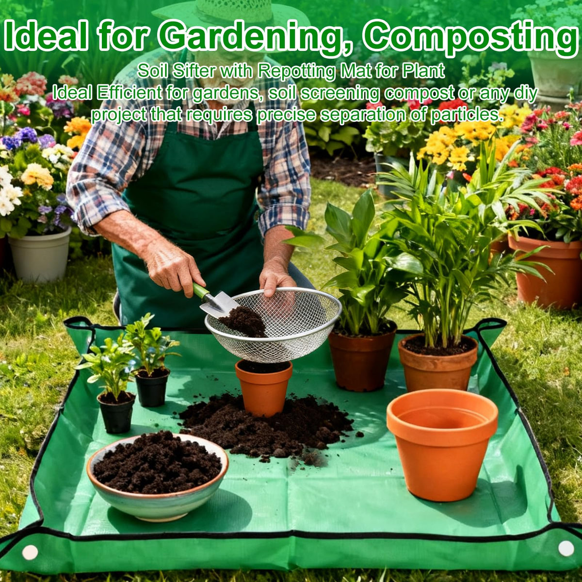 Multi-purpose Svincolare sifter used for compost and soil refinement.