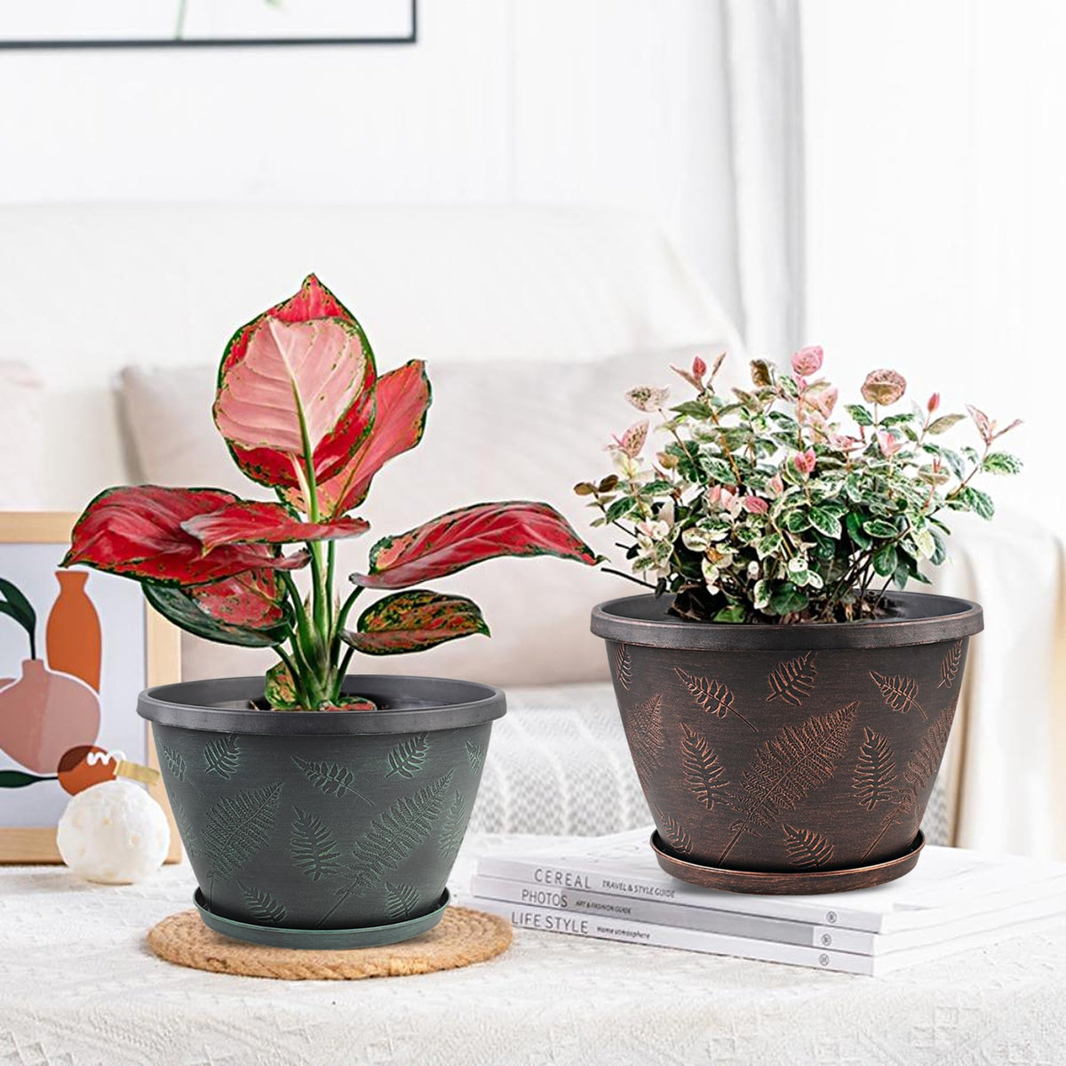 Svxtoby rolled rim design makes moving pots easy