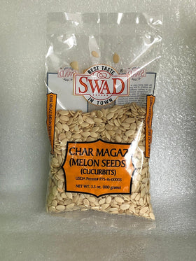 Swad Char Magaz melon seeds pack for quick, tasty snacking.