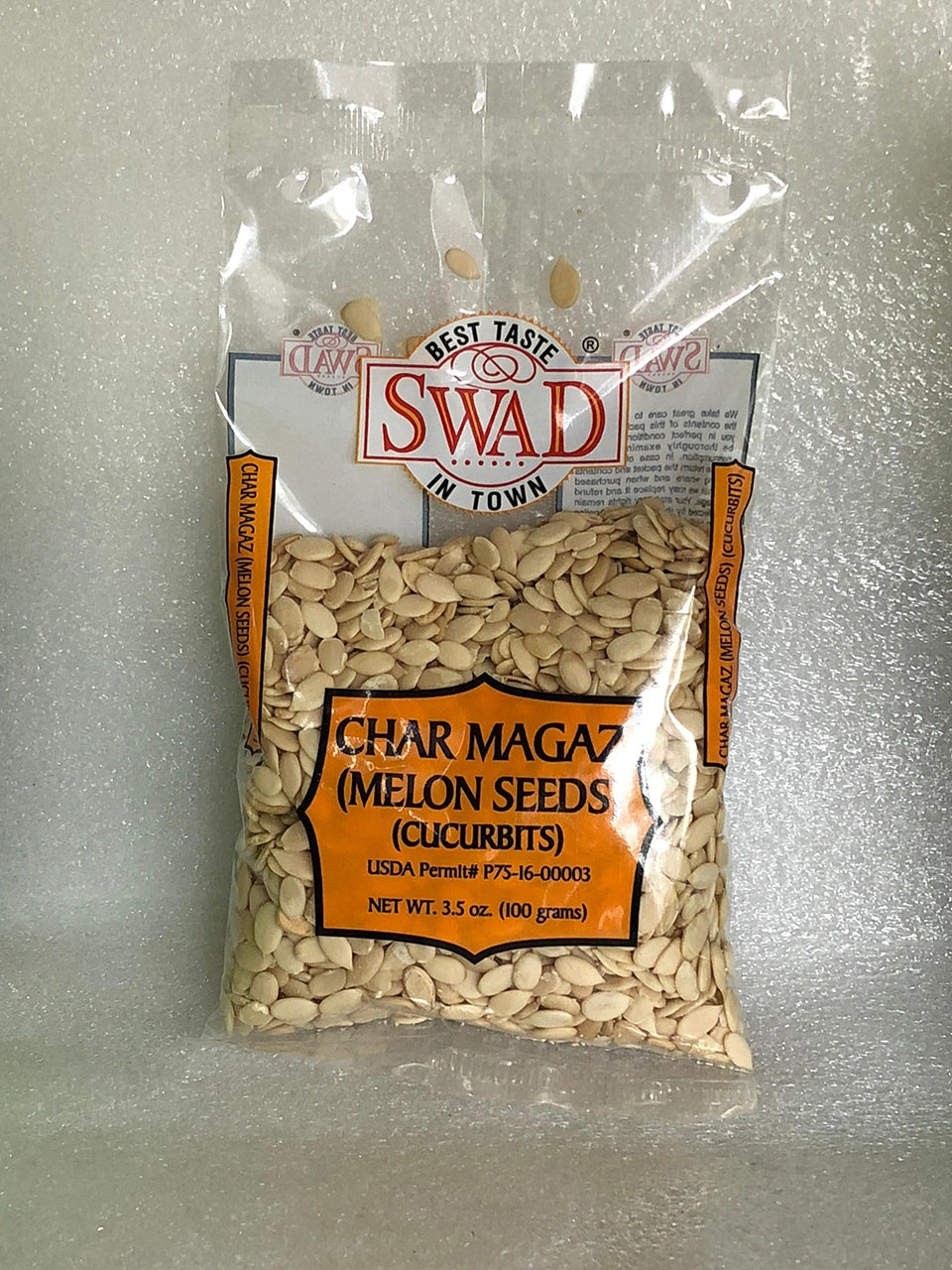 Swad Char Magaz melon seeds pack for quick, tasty snacking.