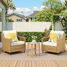 SWANCOCO all-season style adds color and comfort to patios.