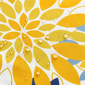 SWANCOCO double-sided floral design enhances outdoor furniture with vibrant spring colors.