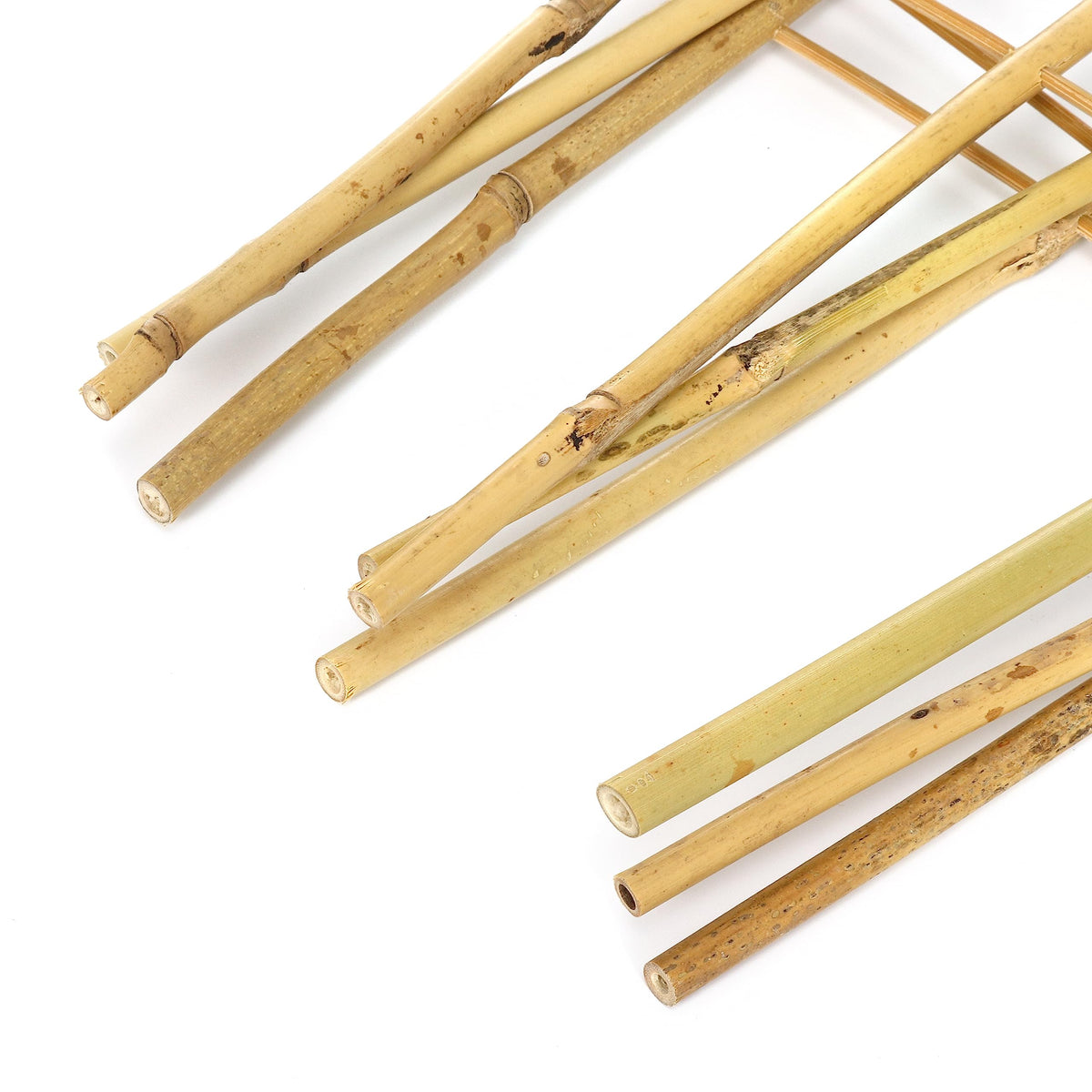 SWANGSA bamboo trellis supports tomatoes and cucumbers with sturdy vertical growth.