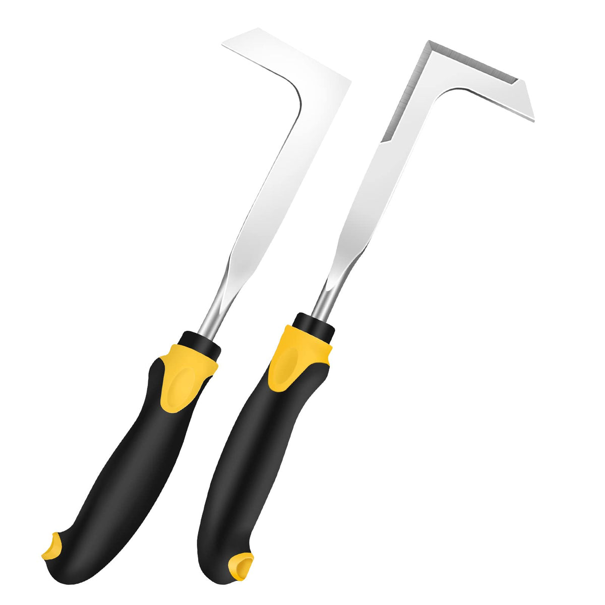 SWANSOFT Crack Weeder clears gaps between paving stones efficiently