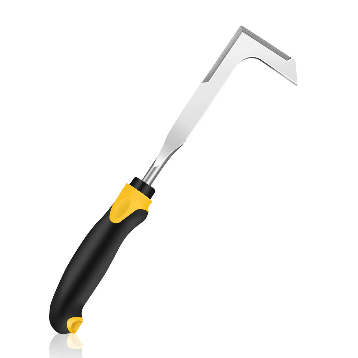 SWANSOFT Crack Weeder on polished metal surface for rust-free weed removal