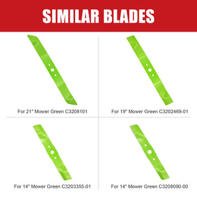 SWAPARTS blade for Greenworks MO40L03, compatible and precise cuts.