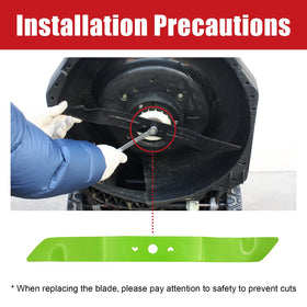 SWAPARTS blade measurement 1.97 inches width, ensures proper balance.