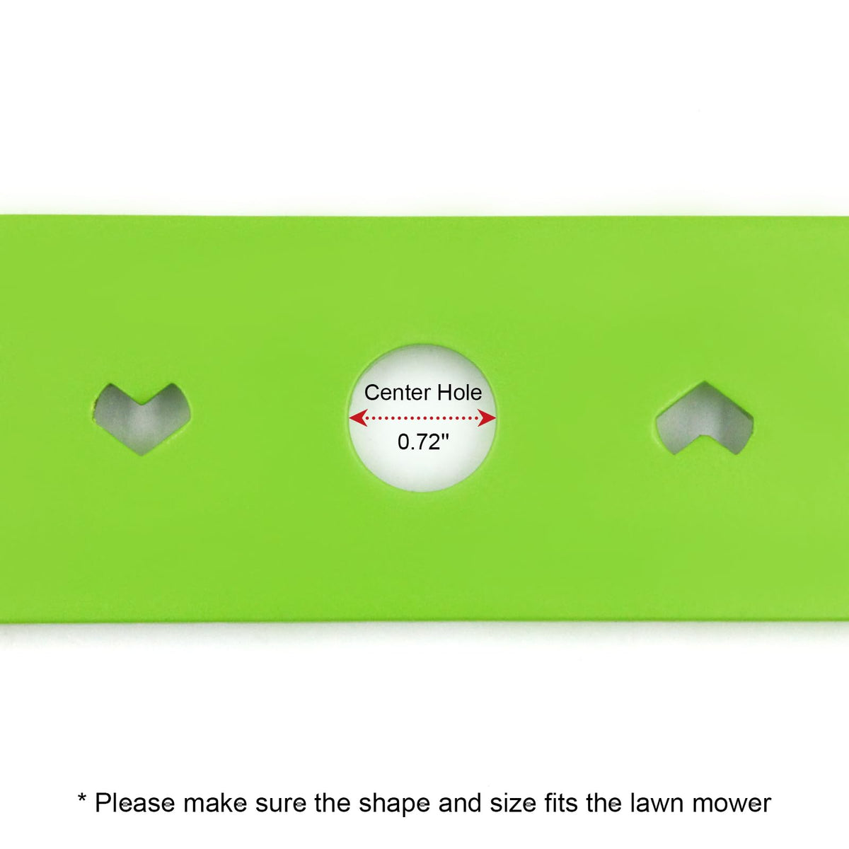 SWAPARTS blade measurement 20.08 inches, helps verify fitment.