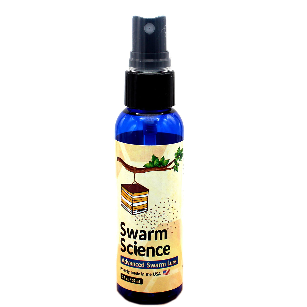 Swarm Science Swarm Lure bottle for precise spray application on traps.