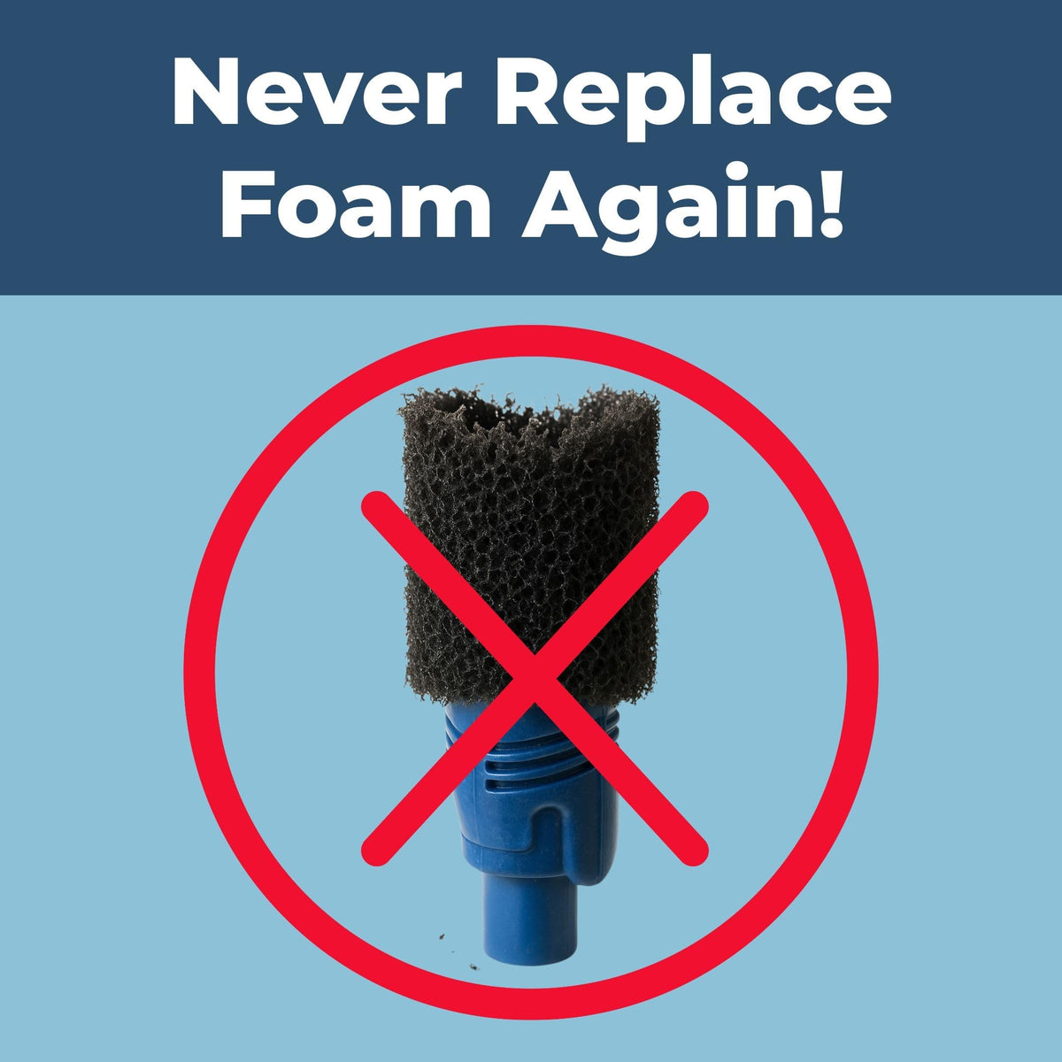 Durable tail scrubber shown in use against tough debris.