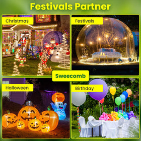 Sweecomb Halloween yard decor stakes for festive outdoor displays.